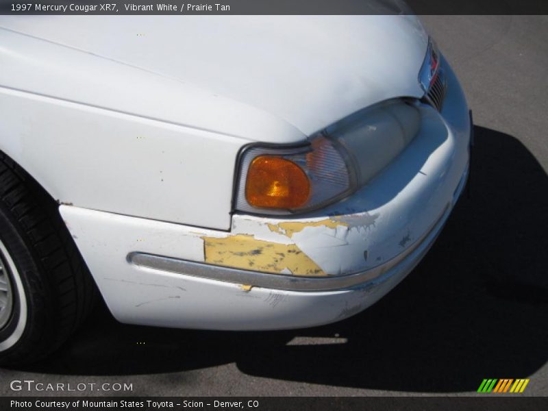 Vibrant White / Prairie Tan 1997 Mercury Cougar XR7
