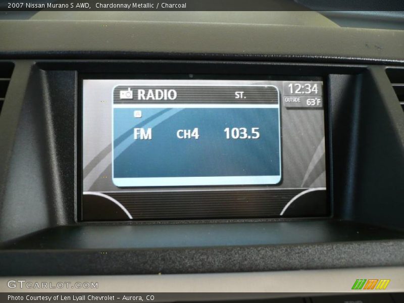 Chardonnay Metallic / Charcoal 2007 Nissan Murano S AWD