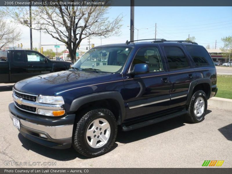 Dark Blue Metallic / Tan/Neutral 2006 Chevrolet Tahoe LS
