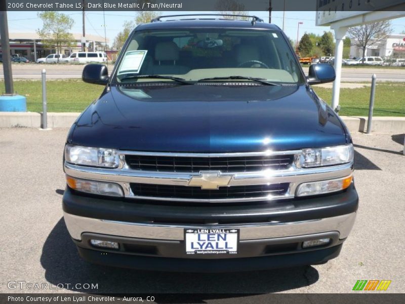 Dark Blue Metallic / Tan/Neutral 2006 Chevrolet Tahoe LS