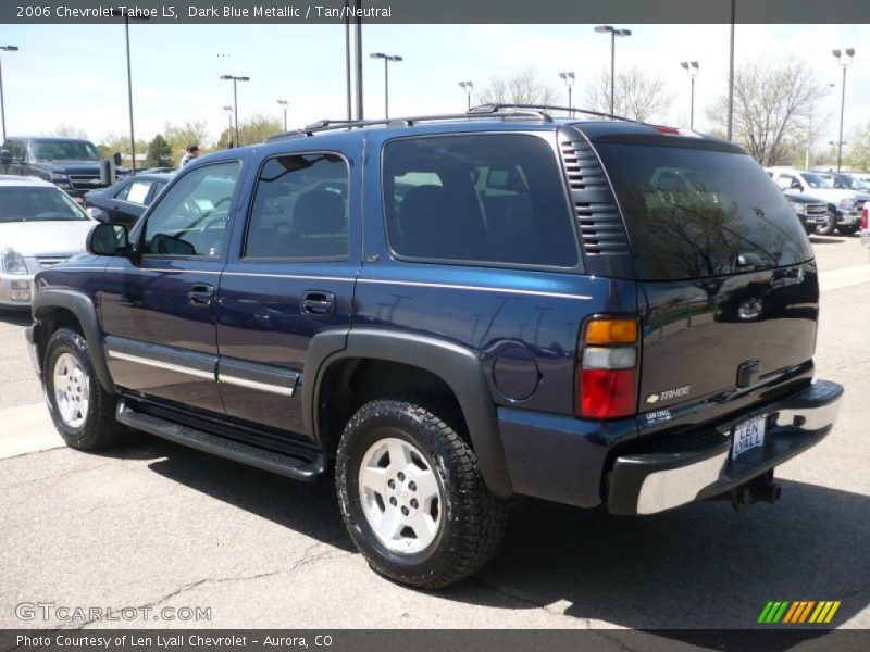 Dark Blue Metallic / Tan/Neutral 2006 Chevrolet Tahoe LS