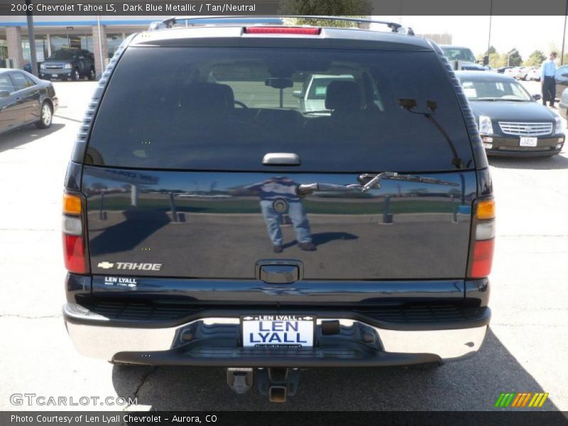 Dark Blue Metallic / Tan/Neutral 2006 Chevrolet Tahoe LS