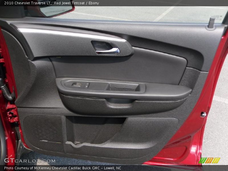 Red Jewel Tintcoat / Ebony 2010 Chevrolet Traverse LT