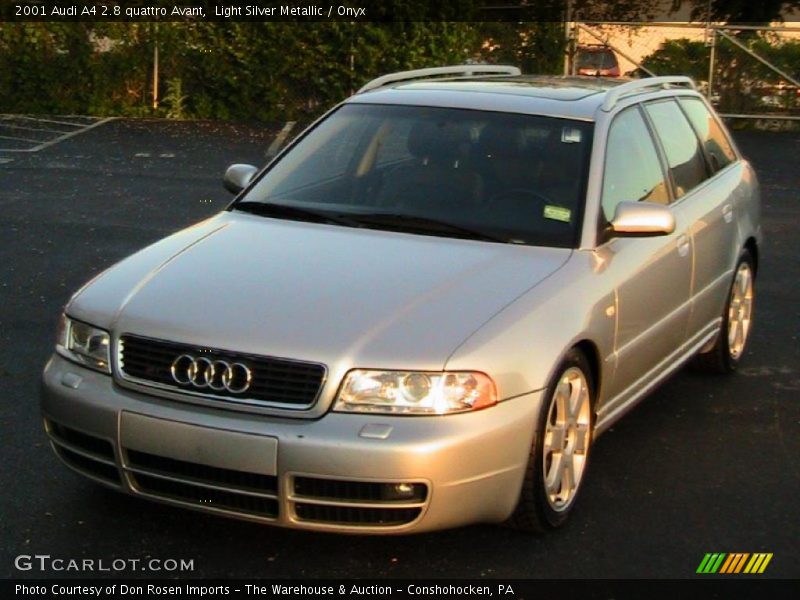Light Silver Metallic / Onyx 2001 Audi A4 2.8 quattro Avant