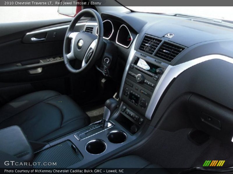 Red Jewel Tintcoat / Ebony 2010 Chevrolet Traverse LT