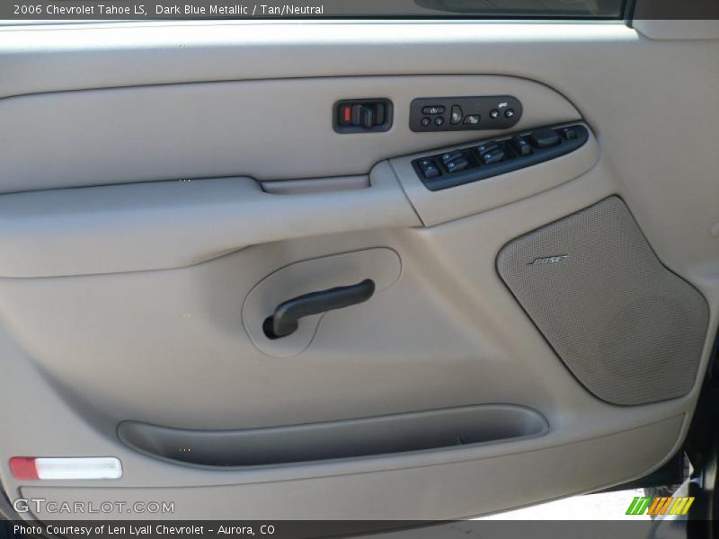 Dark Blue Metallic / Tan/Neutral 2006 Chevrolet Tahoe LS