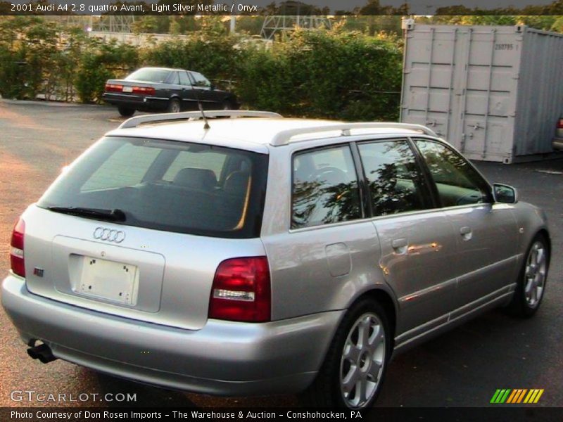 Light Silver Metallic / Onyx 2001 Audi A4 2.8 quattro Avant