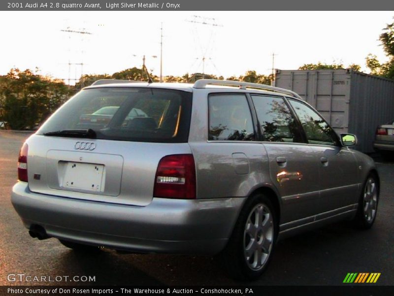 Light Silver Metallic / Onyx 2001 Audi A4 2.8 quattro Avant