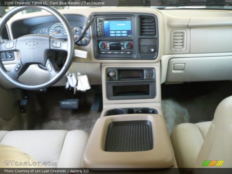 Dark Blue Metallic / Tan/Neutral 2006 Chevrolet Tahoe LS