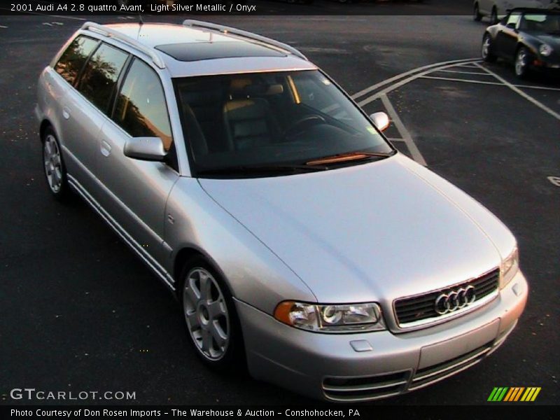 Light Silver Metallic / Onyx 2001 Audi A4 2.8 quattro Avant