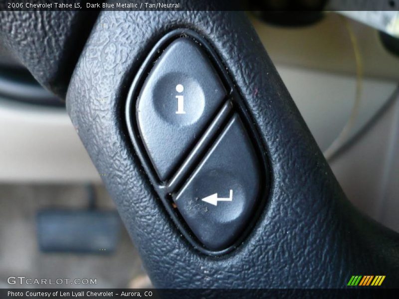 Dark Blue Metallic / Tan/Neutral 2006 Chevrolet Tahoe LS