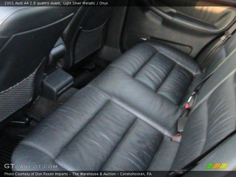 Light Silver Metallic / Onyx 2001 Audi A4 2.8 quattro Avant