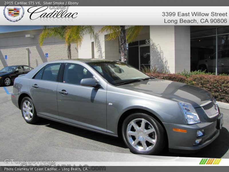 Silver Smoke / Ebony 2005 Cadillac STS V6