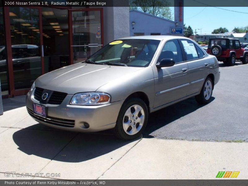 Radium Metallic / Taupe Beige 2006 Nissan Sentra 1.8
