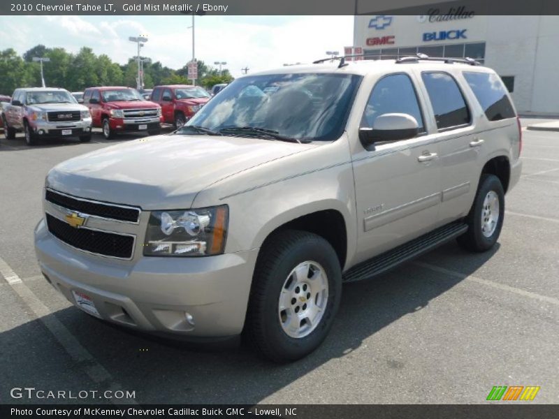 Gold Mist Metallic / Ebony 2010 Chevrolet Tahoe LT