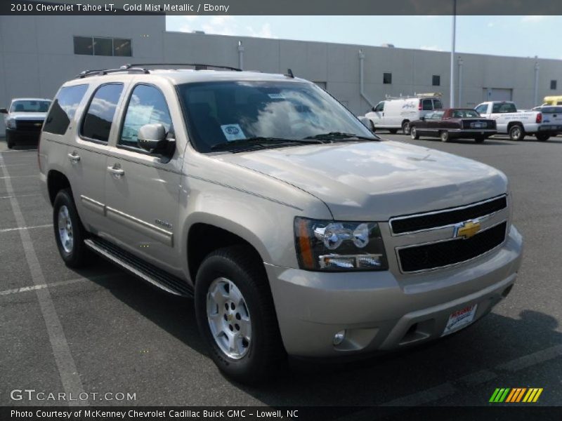 Gold Mist Metallic / Ebony 2010 Chevrolet Tahoe LT