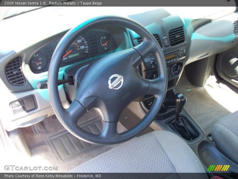 Radium Metallic / Taupe Beige 2006 Nissan Sentra 1.8