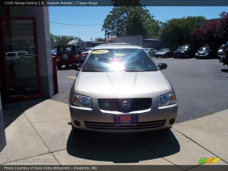 Radium Metallic / Taupe Beige 2006 Nissan Sentra 1.8