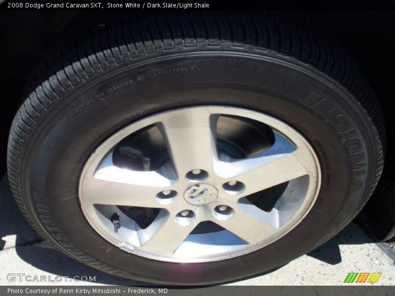 Stone White / Dark Slate/Light Shale 2008 Dodge Grand Caravan SXT