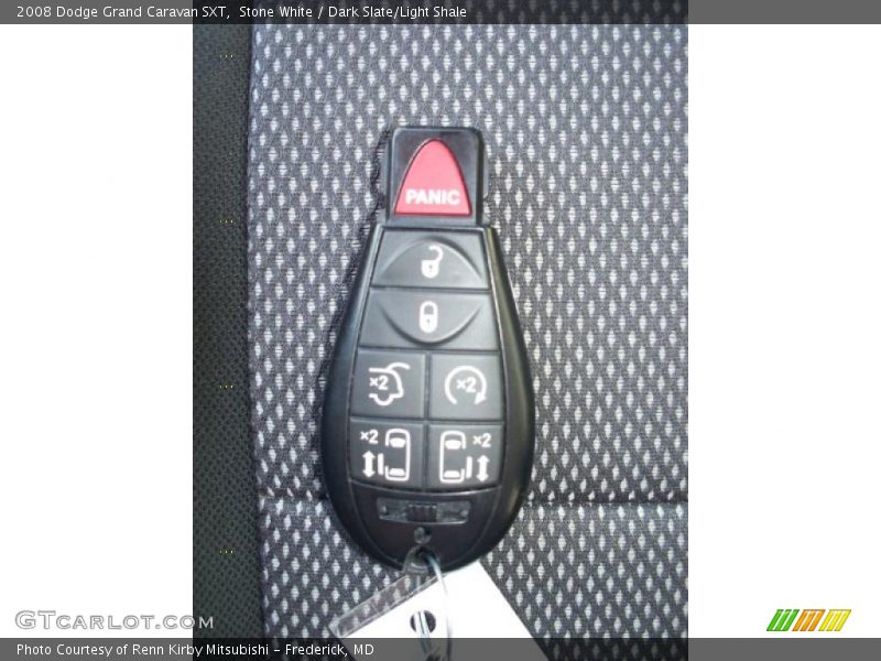 Stone White / Dark Slate/Light Shale 2008 Dodge Grand Caravan SXT