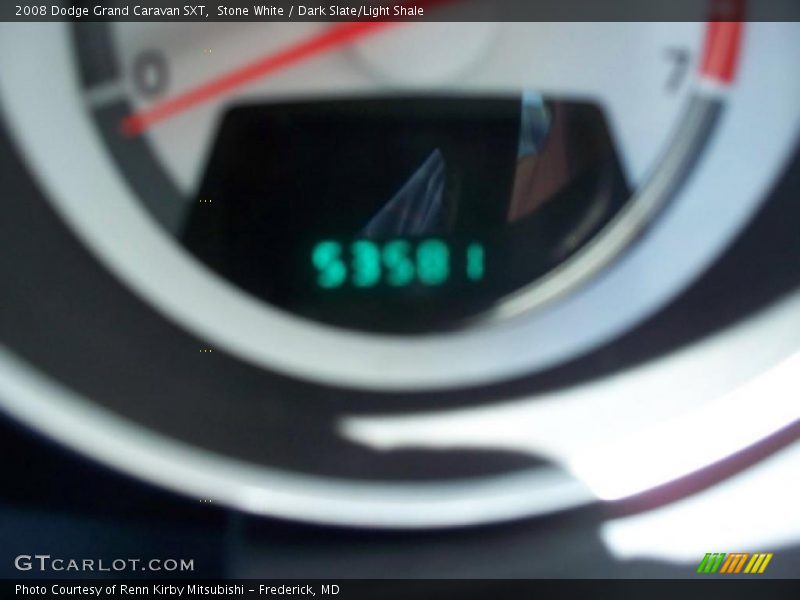 Stone White / Dark Slate/Light Shale 2008 Dodge Grand Caravan SXT