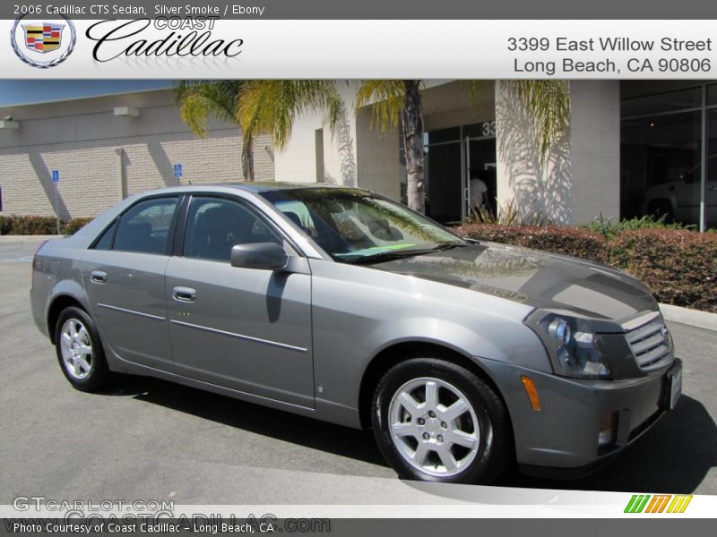 Silver Smoke / Ebony 2006 Cadillac CTS Sedan