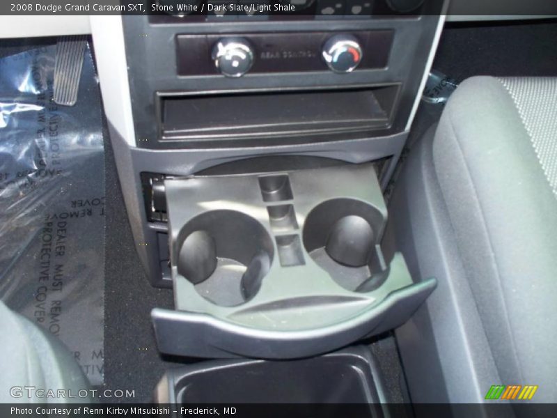 Stone White / Dark Slate/Light Shale 2008 Dodge Grand Caravan SXT