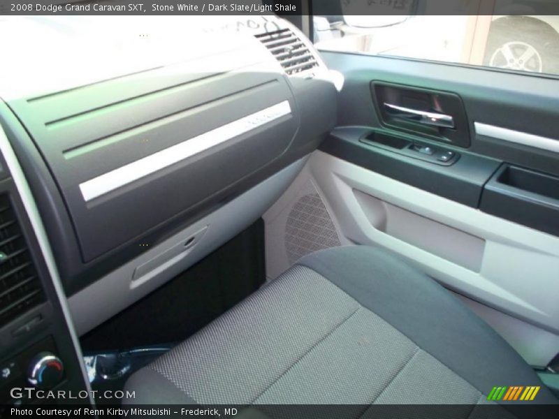 Stone White / Dark Slate/Light Shale 2008 Dodge Grand Caravan SXT
