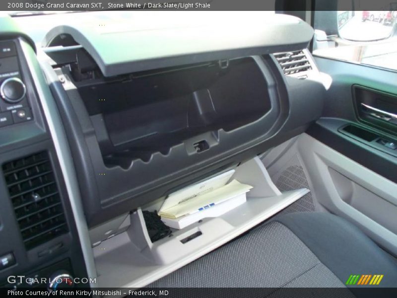 Stone White / Dark Slate/Light Shale 2008 Dodge Grand Caravan SXT