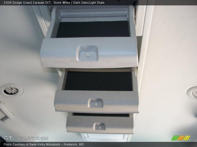 Stone White / Dark Slate/Light Shale 2008 Dodge Grand Caravan SXT