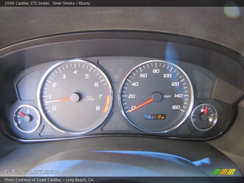 Silver Smoke / Ebony 2006 Cadillac CTS Sedan