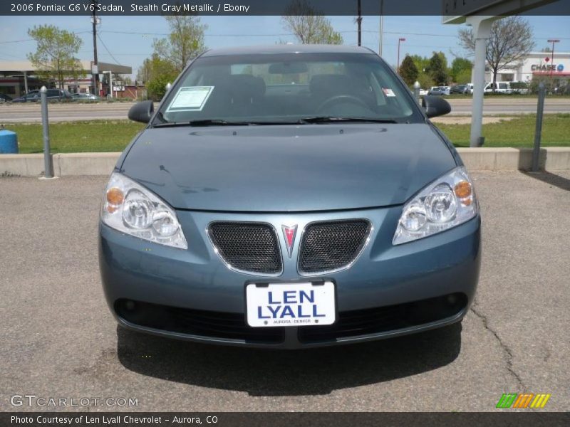 Stealth Gray Metallic / Ebony 2006 Pontiac G6 V6 Sedan
