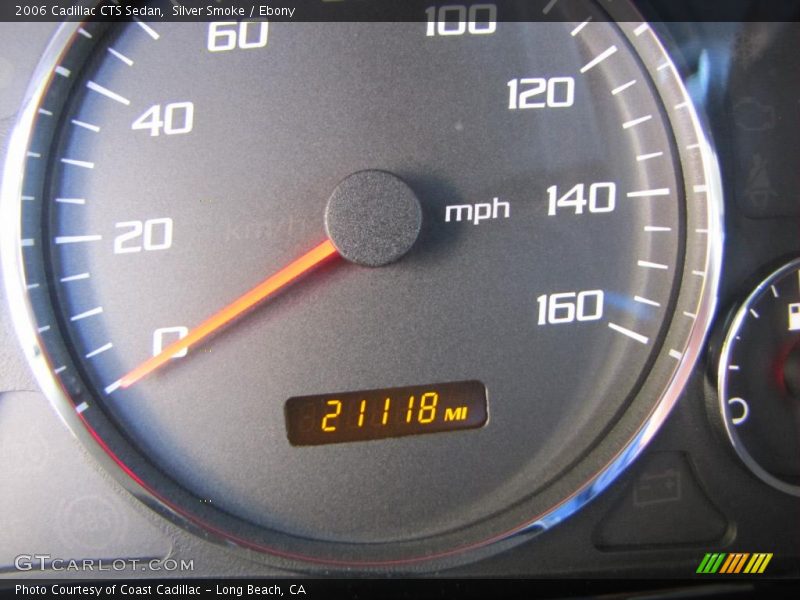 Silver Smoke / Ebony 2006 Cadillac CTS Sedan
