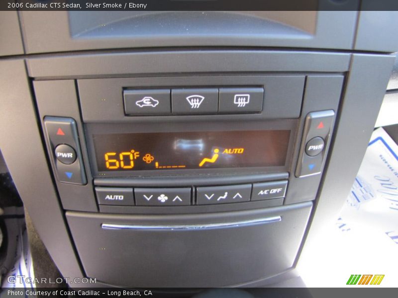 Silver Smoke / Ebony 2006 Cadillac CTS Sedan