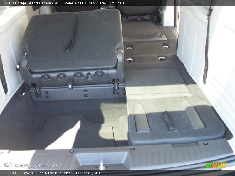 Stone White / Dark Slate/Light Shale 2008 Dodge Grand Caravan SXT