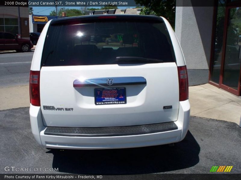 Stone White / Dark Slate/Light Shale 2008 Dodge Grand Caravan SXT