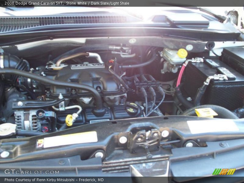 Stone White / Dark Slate/Light Shale 2008 Dodge Grand Caravan SXT