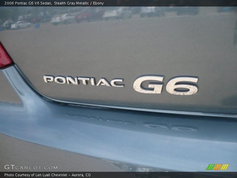 Stealth Gray Metallic / Ebony 2006 Pontiac G6 V6 Sedan