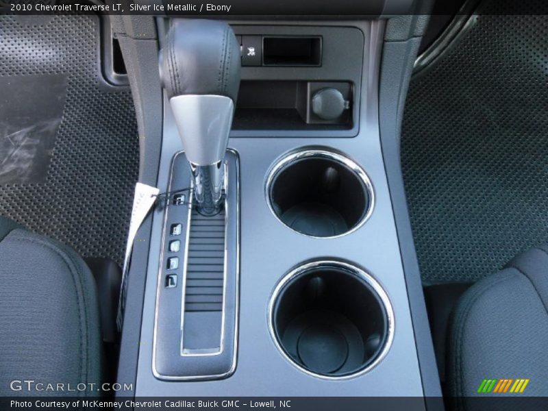Silver Ice Metallic / Ebony 2010 Chevrolet Traverse LT
