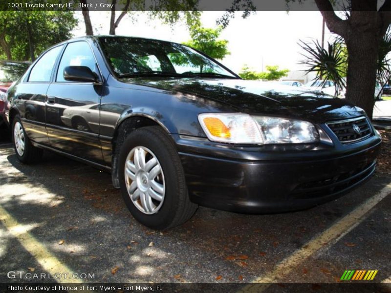 Black / Gray 2001 Toyota Camry LE