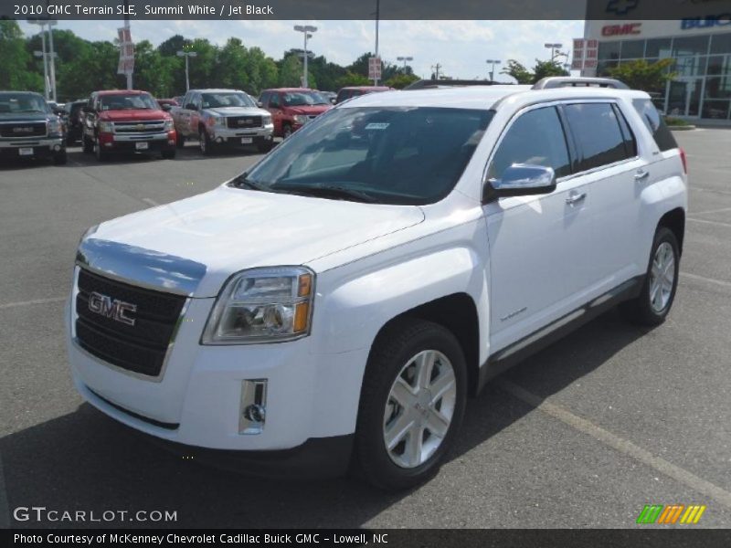 Summit White / Jet Black 2010 GMC Terrain SLE