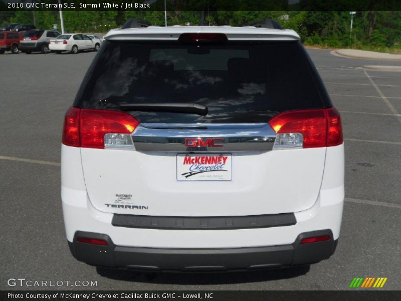 Summit White / Jet Black 2010 GMC Terrain SLE