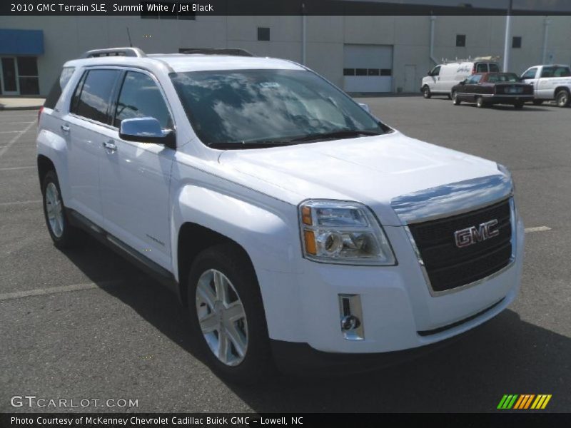 Summit White / Jet Black 2010 GMC Terrain SLE
