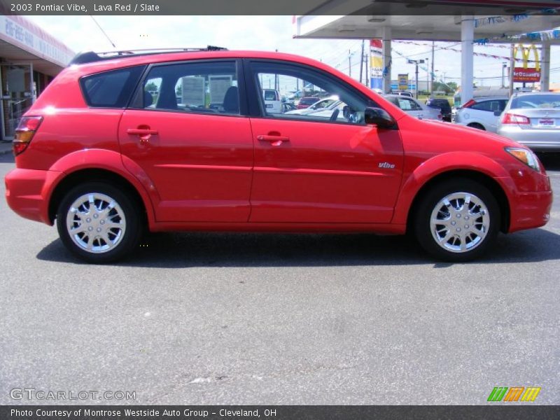 Lava Red / Slate 2003 Pontiac Vibe