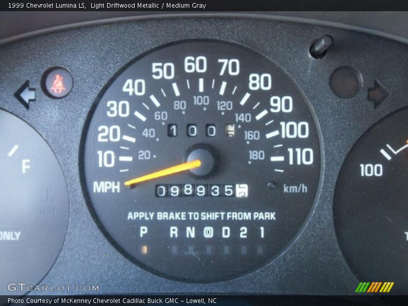 Light Driftwood Metallic / Medium Gray 1999 Chevrolet Lumina LS