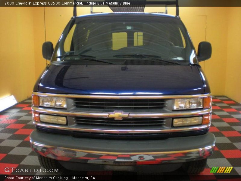 Indigo Blue Metallic / Blue 2000 Chevrolet Express G3500 Commercial