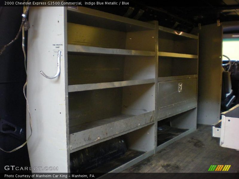Indigo Blue Metallic / Blue 2000 Chevrolet Express G3500 Commercial