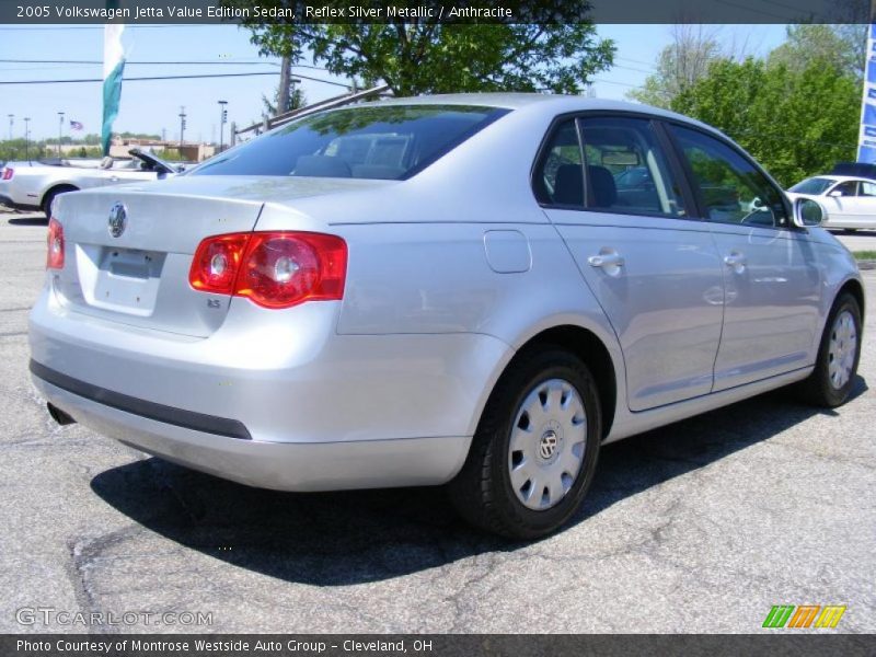 Reflex Silver Metallic / Anthracite 2005 Volkswagen Jetta Value Edition Sedan
