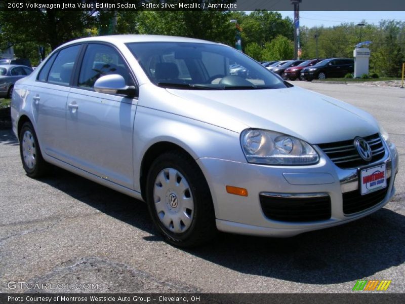 Reflex Silver Metallic / Anthracite 2005 Volkswagen Jetta Value Edition Sedan
