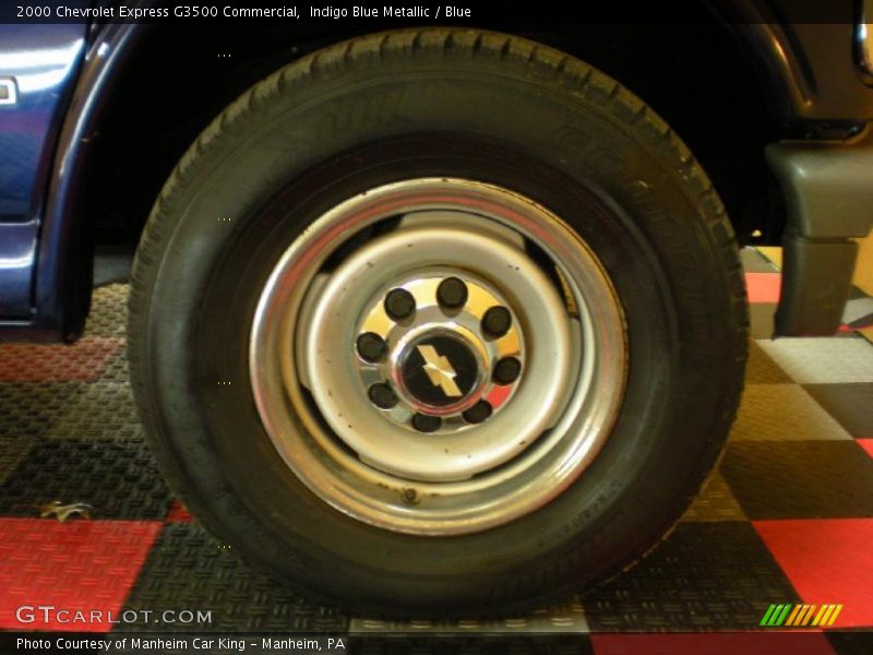 Indigo Blue Metallic / Blue 2000 Chevrolet Express G3500 Commercial